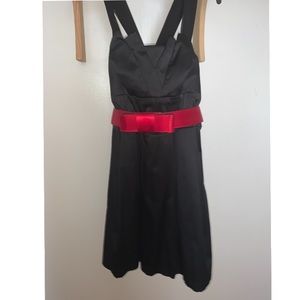 Cross-Back Strapped Short Formal Dress